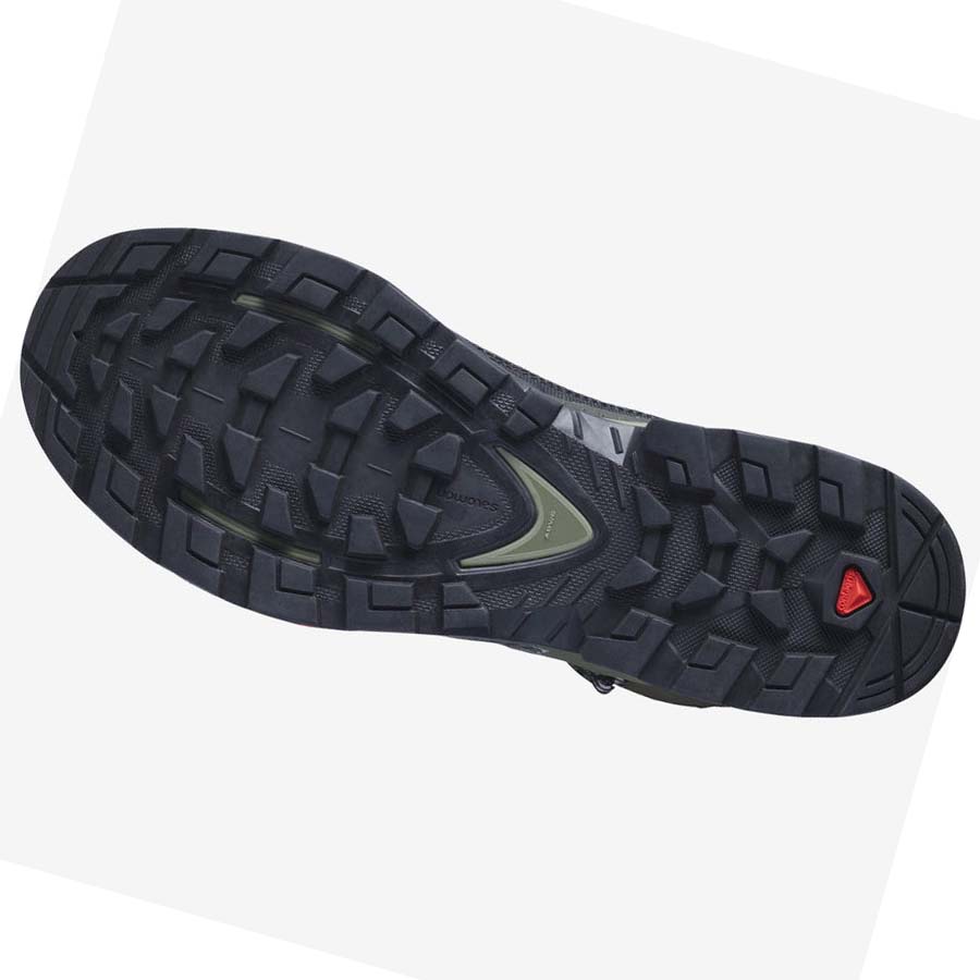 Tenis Senderismo Salomon QUEST ELEMENT GORE-TEX Hombre Negros Verde Oliva | MX 3549AHK